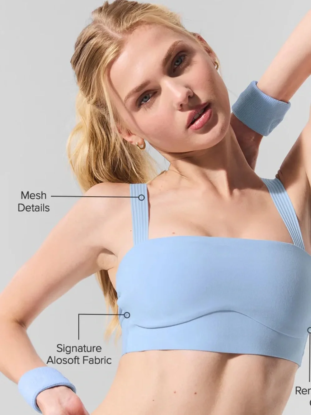 Alo Serve it Up Skirt Set Seashell Blue